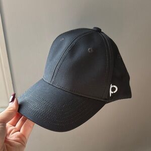 Black Baseball Cap with Logo